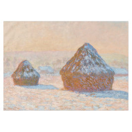 Claude Monet - Rührstäbe, Schneeeffekt, Morgen Tischdecke