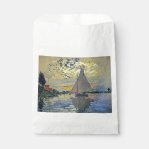 Claude Monet - Sailboat bei Le Petit-Gennevilliers Geschenktütchen