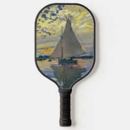 Claude Monet - Sailboat bei Le Petit-Gennevilliers Pickleball Schläger
