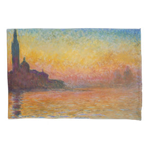 Claude Monet - San Giorgio Maggiore in der Dämmeru Kissenbezug