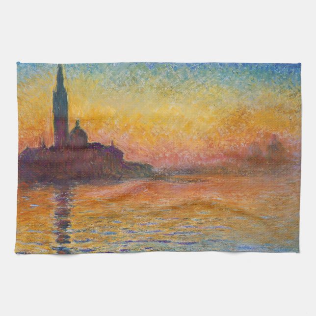 Claude Monet - San Giorgio Maggiore - Museo Canton Geschirrtuch (Horizontal)