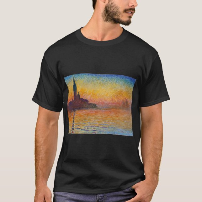 Claude Monet - San Giorgio Maggiore - Museo Canton T-Shirt (Vorderseite)