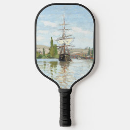 Claude Monet. Schiffe, die auf der Seine in Rouen Pickleball Schläger