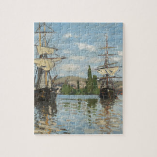 Claude Monet Schifffahrt auf der Seine in Rouen Puzzle