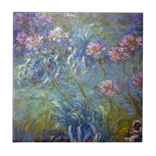 Claude Monet Schmucklilien Fliese