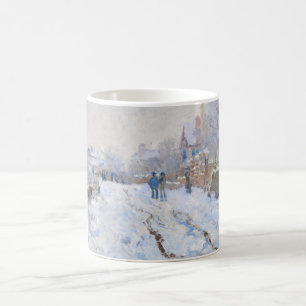 Claude Monet - Schneeszene in Argenteuil Kaffeetasse