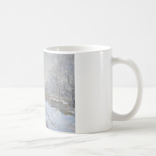 Claude Monet - Schneeszene in Argenteuil Tasse (Rechts)