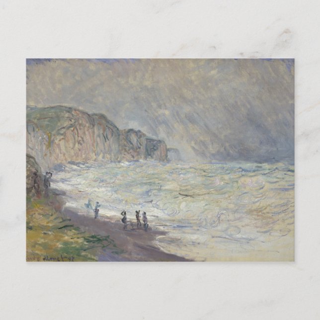 Claude Monet - Schwersee in Pourville Postkarte (Vorderseite)