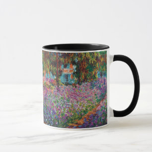 Claude Monet - Schwertlilien in Monets Garten Fine Tasse