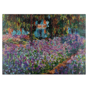 Claude Monet: Schwertlilien in Monets Garten Schneidebrett