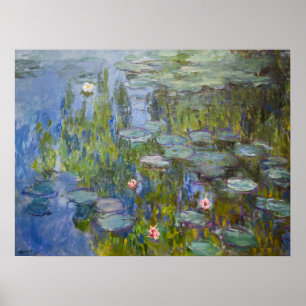 Claude Monet Seerosen 1915 Impressionistische Kuns Poster