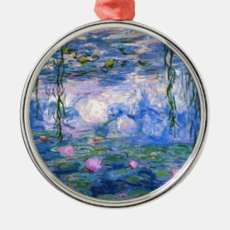Claude Monet Seerosen 1919 Silbernes Ornament