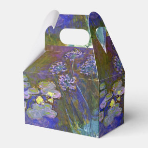 Claude Monet Seerosen Agapanthus Geschenkschachtel