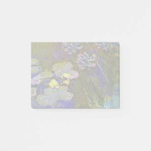Claude Monet Seerosen Agapanthus Post-it Klebezettel