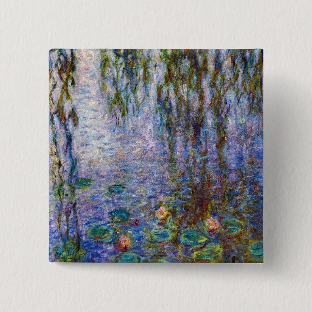 Claude Monet - Seerosen Button (Vorderseite)
