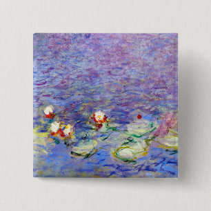 Claude Monet - Seerosen Button