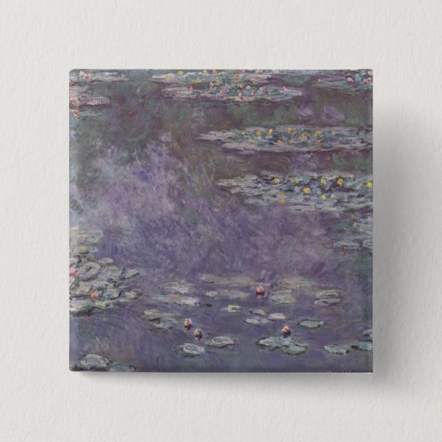 Claude Monet - Seerosen Button (Vorderseite)