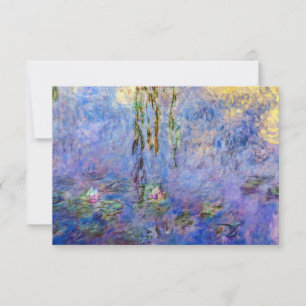 Claude Monet - Seerosen Dankeskarte