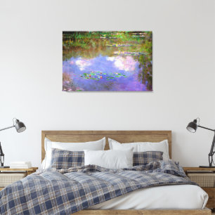 Claude Monet - Seerosen, Die Wolken, Leinwanddruck