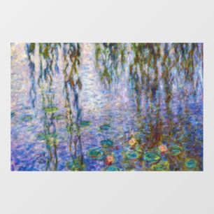 Claude Monet - Seerosen Fensteraufkleber