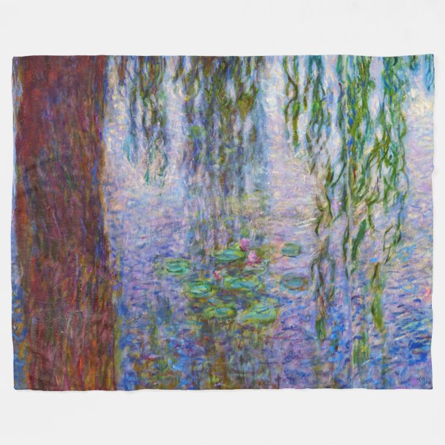 Claude Monet - Seerosen Fleecedecke (Vorderseite (Horizontal))