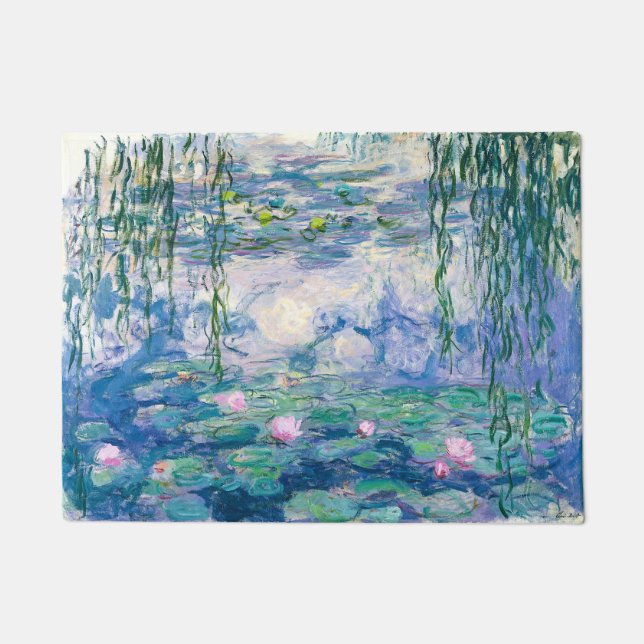 CLAUDE MONET - Seerosen Fußmatte (Vorderseite)