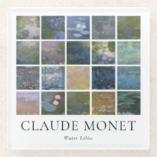 Claude Monet Seerosen Glasuntersetzer