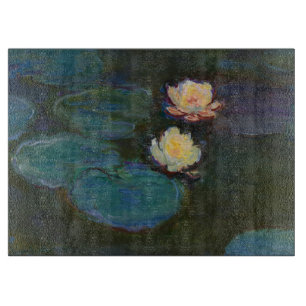 Claude Monet Seerosen Impressionistische Ölkunst Schneidebrett