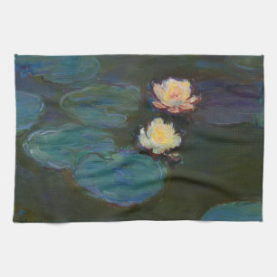 Claude Monet Seerosen Impressionistische Ölmalerei Geschirrtuch