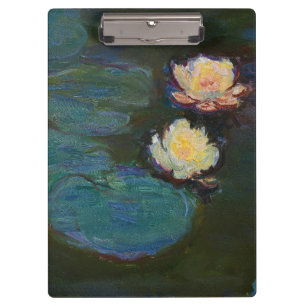 Claude Monet Seerosen Impressionistische Ölmalerei Klemmbrett