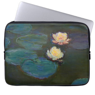 Claude Monet Seerosen Impressionistische Ölmalerei Laptopschutzhülle