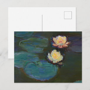 Claude Monet Seerosen Impressionistische Ölmalerei Postkarte