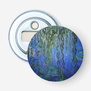 Claude Monet - Seerosen mit Trauerweide Flaschenöffner