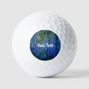Claude Monet - Seerosen mit Trauerweide Golfball