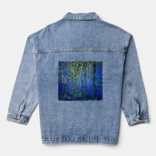 Claude Monet - Seerosen mit Trauerweide Jeansjacke