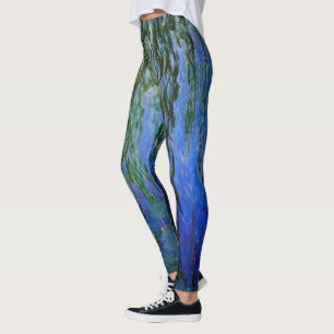 Claude Monet - Seerosen mit Trauerweide Leggings