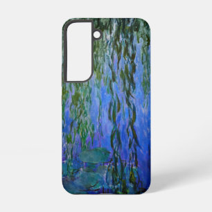 Claude Monet - Seerosen mit Trauerweide Samsung Galaxy Hülle