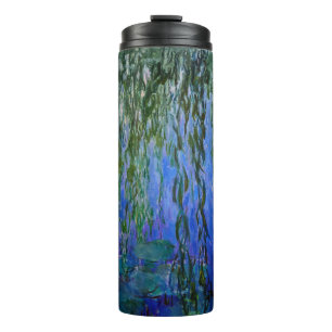 Claude Monet - Seerosen mit Trauerweide Thermosbecher