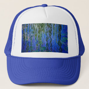 Claude Monet - Seerosen mit Trauerweide Truckerkappe
