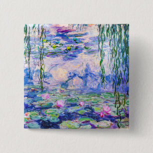 Claude Monet - Seerosen / Nympheas 1919 Button