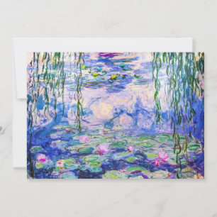 Claude Monet - Seerosen / Nympheas 1919 Einladung