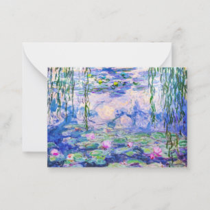 Claude Monet - Seerosen / Nympheas 1919 Mitteilungskarte