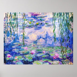 Claude Monet - Seerosen / Nymphéas 1919 Poster