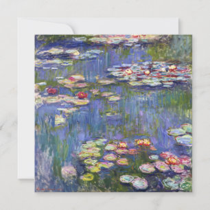 Claude Monet - Seerosen / Nympheas Dankeskarte