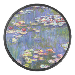 Claude Monet - Seerosen / Nympheas Eishockey Puck