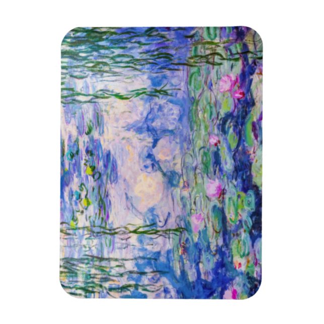 Claude Monet Seerosen Nympheas Magnet (Vertikal)