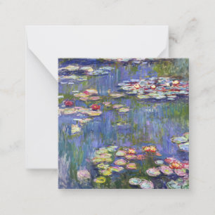 Claude Monet - Seerosen / Nympheas Mitteilungskarte