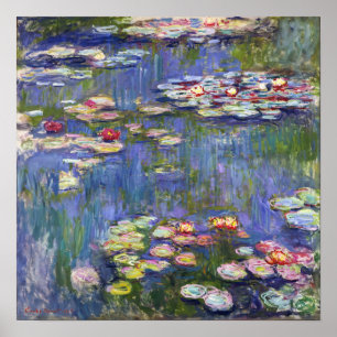 Claude Monet - Seerosen / Nympheas Poster