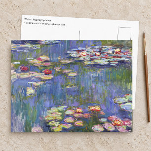 Claude Monet - Seerosen / Nymphéas Postkarte