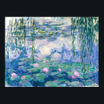 CLAUDE MONET - Seerosen Poster<br><div class="desc">CLAUDE MONET - Seerosenöl auf Leinwand; Fortpflanzung</div>